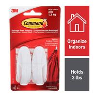 3M Command Medium Designer Hooks x 2 (17081)