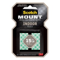 Scotch 3M Mount Double Sided Squares Indoor 15lb x 48 [2.54cm x 2.54cm]