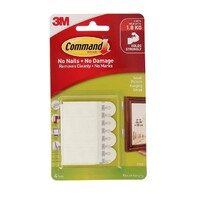 Command Small Picture Hanging Strips White x 4 (17202)