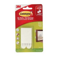 Command Medium Picture Hanging Strips White x 4 (17201)