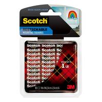 Scotch Restickable Tabs For Mounting Reusable removes cleanly 18 tabs