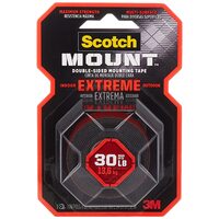 Scotch 3M Mounting Tape Extremely Strong 30lbs 2.5cm x 10.16m