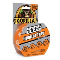 Gorilla Tape Crystal Clear UV Resistant Works Under Water 48mm x 8.2m