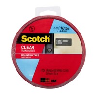 Scotch 3M Mounting Tape Clear 10lbs 2.5cm x 11.4m