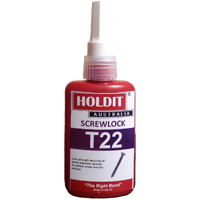 Loctite 222 Equivalent - T22 SCREWLOCK: Removable Thread Locking in Machinery and Equipment 50ml