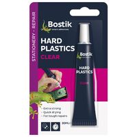 Bostik Hard Plastics Clear Glue Adhesive Extra Strong 20ml