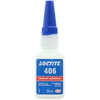Loctite 406 Instant Adhesive ideal for bonding plastics 25ml