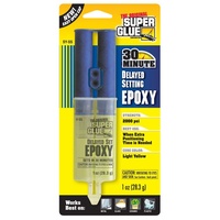 The Original Super Glue 30 minute Delayed Setting Epoxy with Easy Open Cap 28.3g