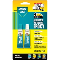 The Original Super Glue Single Use 4 Hours Anchor-Tite Waterproof Epoxy 4g