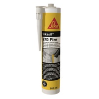 Sika Sikasil 670 Fire Resistant Silicone Sealant [Grey]