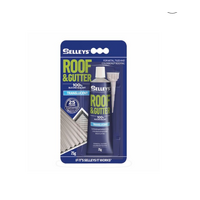 Selleys Roof & Gutter Silicone Sealant UV & Weather Resistant 75g Translucent