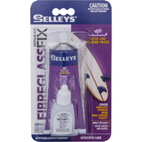 Selleys FibreglassFix Repair Kit Water & Weather Proof Can be sanded and painted 100ml