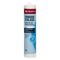 Parfix Window Glass Silicone Sealant Interior Exterior [Clear]