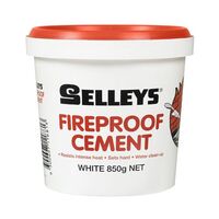 Selleys Fireproof Heat Resistant Cement White x 850g