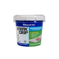 KwikGrip Water Based High Strength Contact Adhesive Dries Clear 500ml