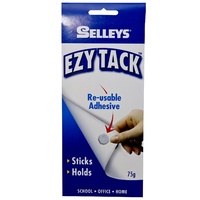 Selleys EZY TACK Re-usable Adhesive Sticks and Holds 75g