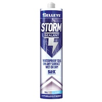 Selleys Storm Clear Sealant Waterproof Any Material Wet or Dry Sil-X 290ml
