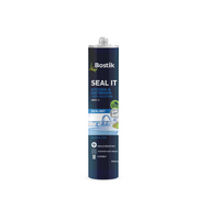 Bostik Seal it Kitchen & Bathroom Light Grey: The Ultimate Neutral Cure Sealant for Wet AreasResists Mold & Mildew, UV Resistant, Low Odour