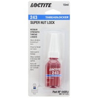 Loctite 243 Threadlocker Super Nut Lock Medium Strenght 10ml