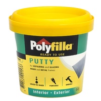 Polyfilla Putty Filler Oil Based Paintable Durable Wood and Metal Exterior 450g