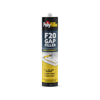 Polyfilla F20 Gap Filler - High Flexibility, Superior Durability & Smooth Finish for Interior & Exterior Gaps with Up to 20% Joint Movement