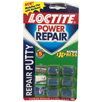 Loctite Power Repair Epoxy Putty - Sets in 5 minutes - Modeling clay with hardener 6 x 5g