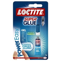Loctite Super glue Gel - Power Easy Repositionable Solvent Free 3g