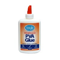 Boyle Extra Strength PVA Glue Non Toxic Washable Kids Safe 225ml