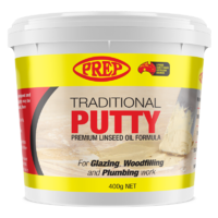 Prep Traditional Putty Premium Linseed Oil Formula For Glazing Woodfilling Plumbing 400g