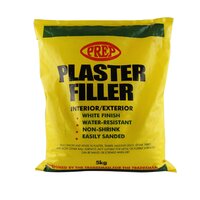 Prep Plaster Filler Interior Exterior White Finish Non-Shrink 5Kg