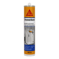 Sika Showerbond shower wall lining adhesive fast curing 300ml