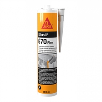Sika SikaSil 670 Fire Rated Silicone Sealant [Grey]
