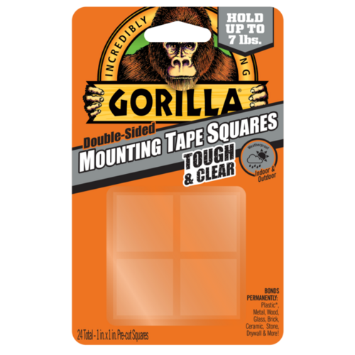 Gorilla Mounting Tape 25mm Double Sided 25mm x 1.52m